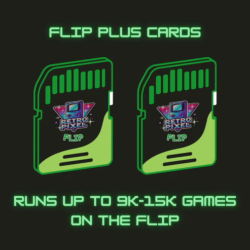 RetroPixel Flip™ Plus Card