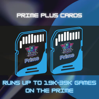 RetroPixel Prime™ Plus Cards