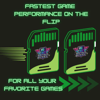 RetroPixel Flip™ Plus Card